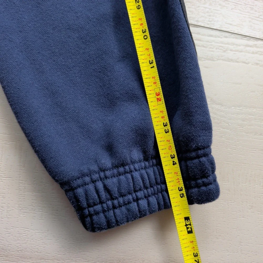 G Star Raw Jogger Sweatpants Mens S‎ Navy Blue Drawstring Side Tape Logo